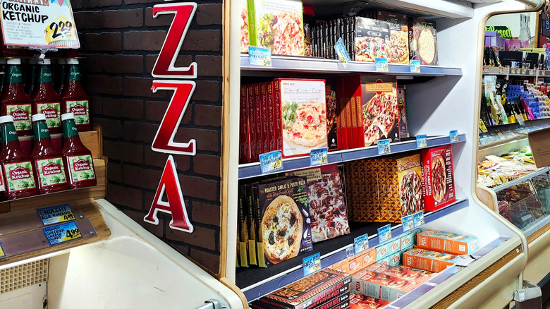Trader Joe's pizza section
