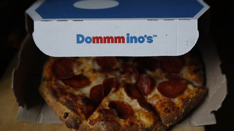 Pizza in a pizza box