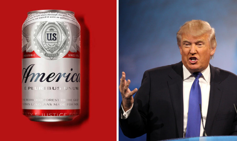 Crack open a cold one with the guy who wants to "make America great again."