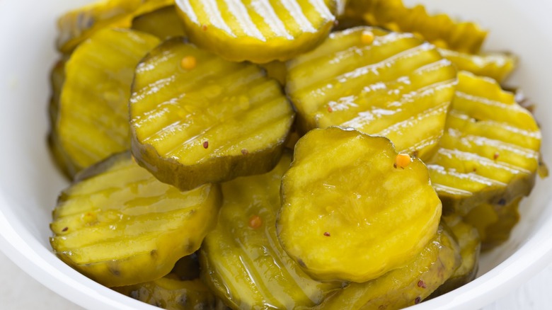 bowl of pickles