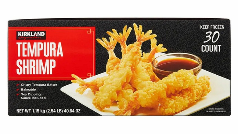 Box of Kirkland Signature Tempura Shrimp