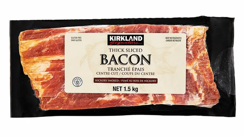 Package of Kirkland Signature Thick Sliced Bacon