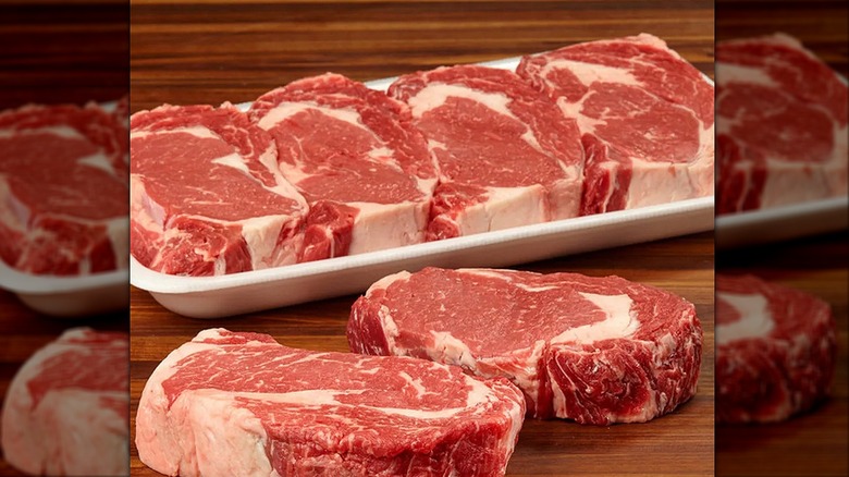 Kirkland Signature USDA Choice Beef Ribeye Steak Boneless