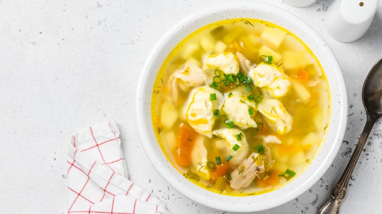 Chicken and dumpling soup
