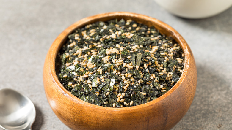 Furikake seasoning in a bowl