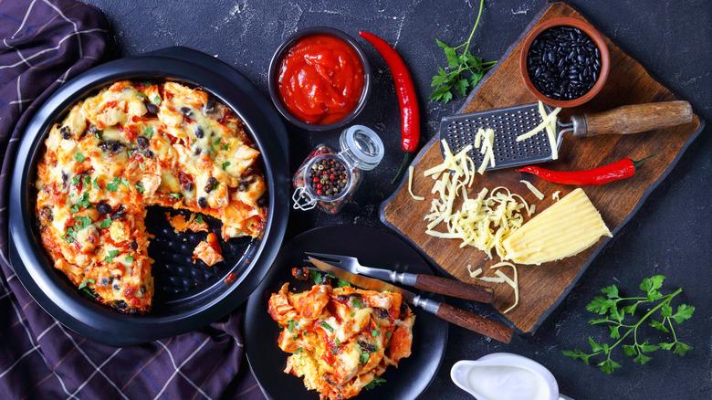 Chicken tamale casserole