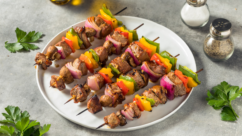 Beef kebabs