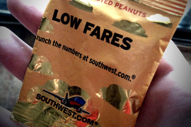 Southwest Airlines' Healthiest Snack: Salted Peanuts