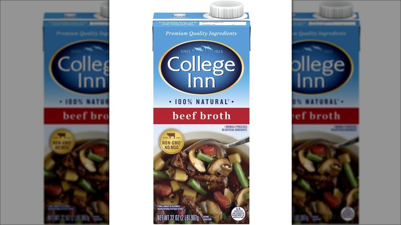 College Inn Beef Broth carton