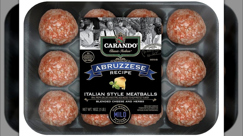 Carando Italian Uncooked Abruzzese Meatballs