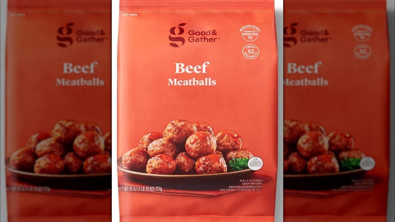 Good & Gather beef meatballs