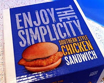 McDonald's packaging a dig at Chick-fil-A?