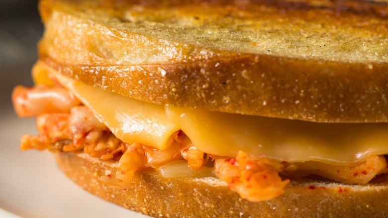 Kimchi grilled cheese