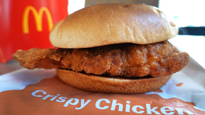 McDonald's crispy chicken sandwich
