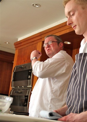 The chef of St. John fame gives an offal demo at Sandy Lane during the 2010 Barbados Food & Wine and Rum Festival.