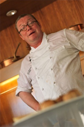The chef of St. John fame gives an offal demo at Sandy Lane during the 2010 Barbados Food & Wine and Rum Festival.