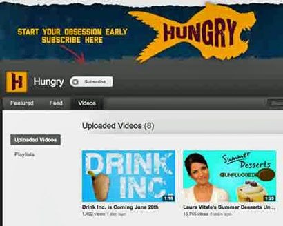 'Hungry' on YouTube