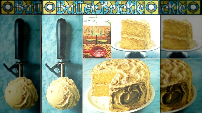 Betty Crocker Butter Brickle Cake Mix vintage advertisement