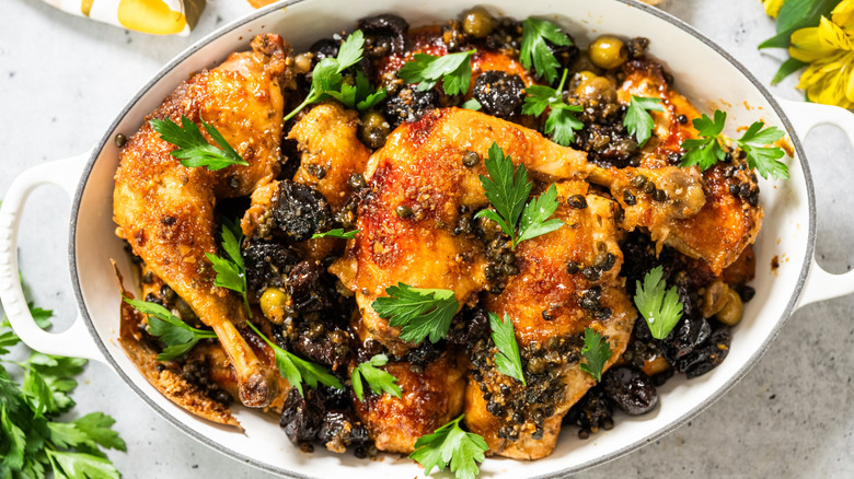 Chicken marbella