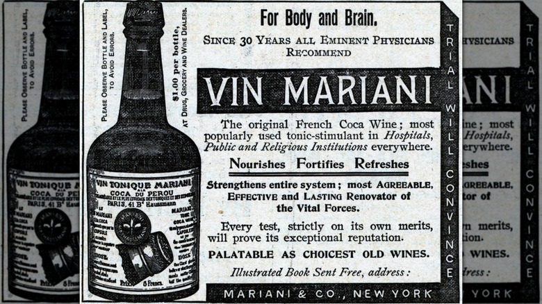 Vintage Vin Mariani advertisement