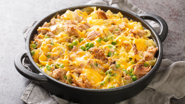 Tuna noodle casserole