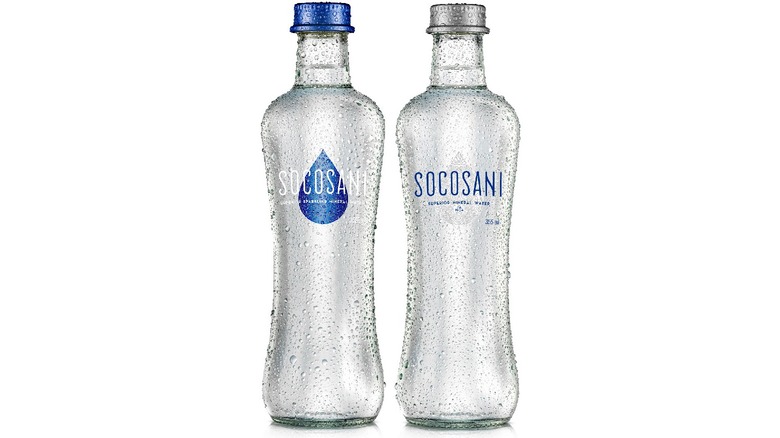 bottles of Socosani water