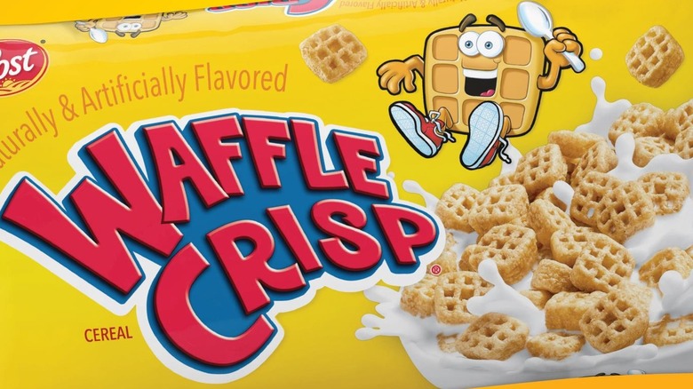 Waffle Crisp cereal bag