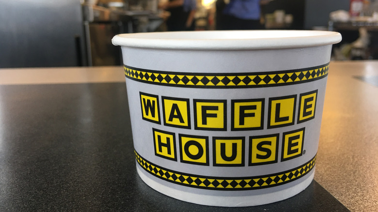 Waffle House donation bucket
