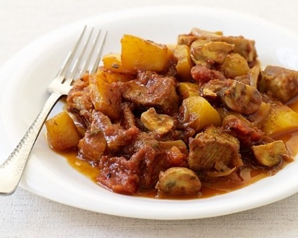 Points Plus Pork Cacciatore