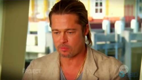 Brad Pitt Eats Vegemite | Video