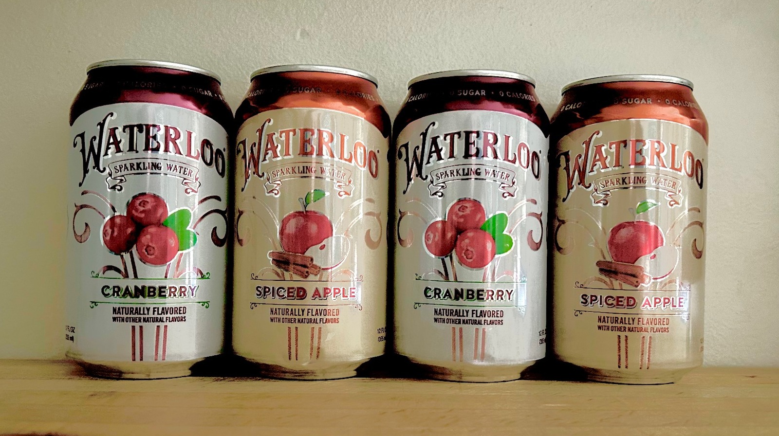 Waterloo Cranberry And Spiced Apple Sparkling Water Review It's Like