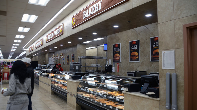 Buc-ee's bakery and candy counters
