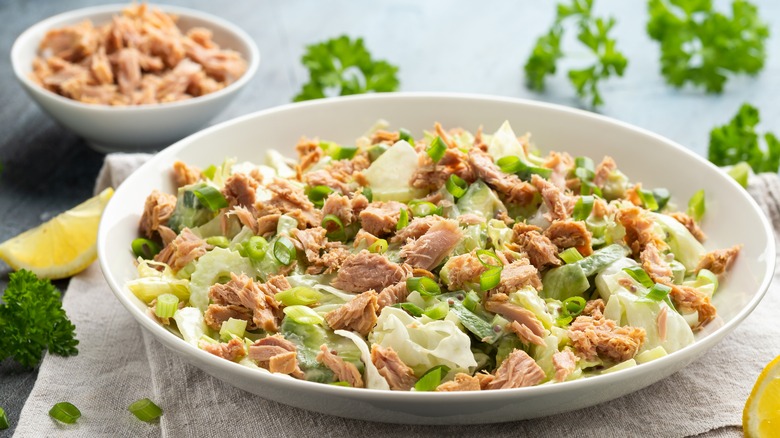 oil-based tuna salad