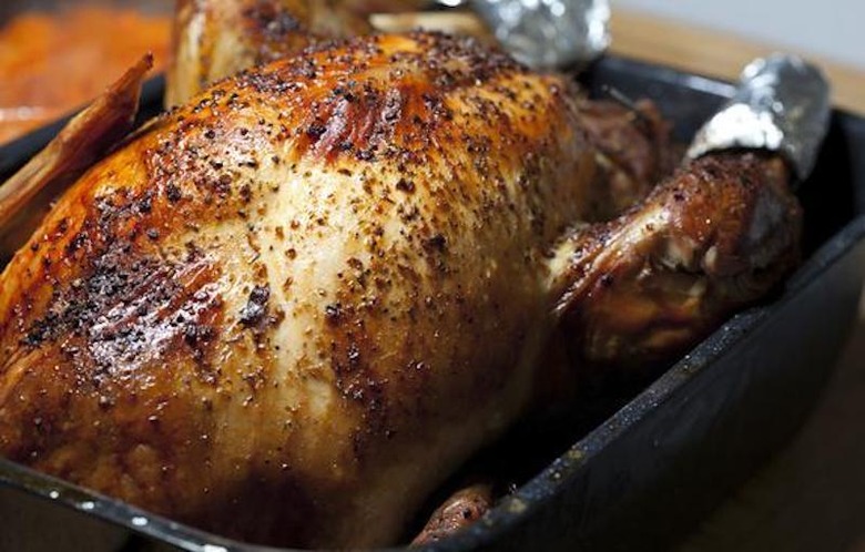 Bourbon-Brined Turkey with Apple Bourbon Pan Gravy