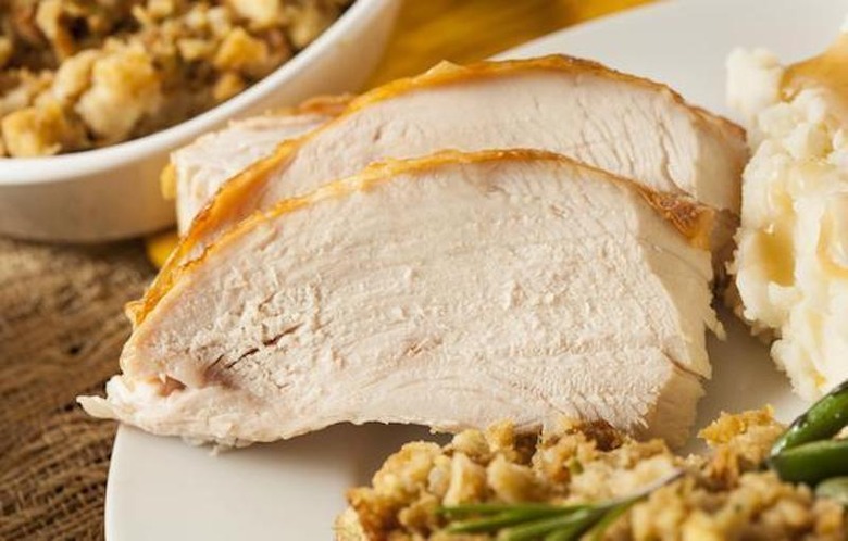 Roasted Turkey Breast with Pearl Onions and Sage