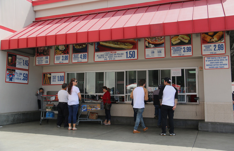 Eat a Hot Dog at Costco