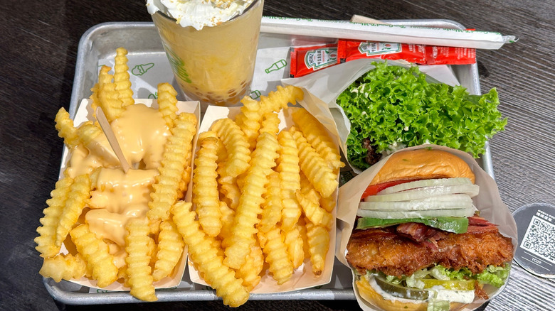 Shake Shack chicken meal