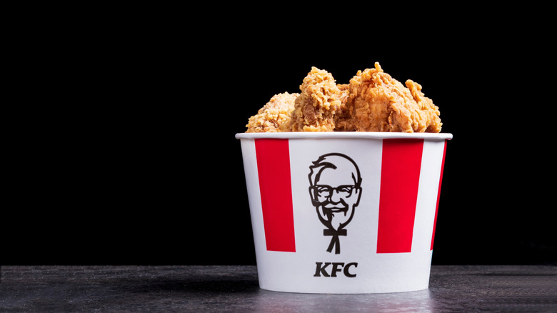 Bucket of KFC chicken