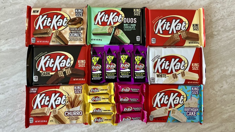 10 Kit Kat flavors 