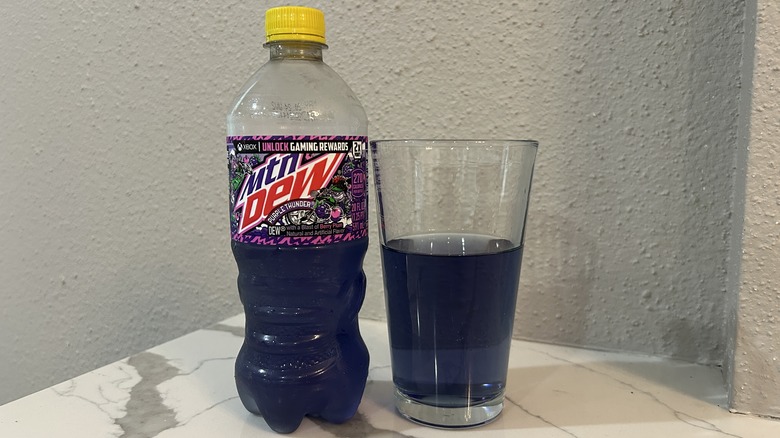Purple Thunder bottle and cup