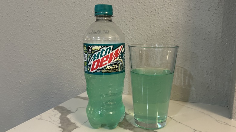 Baja Blast bottle and cup