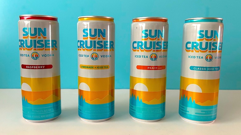 Sun Cruiser hard iced tea cans