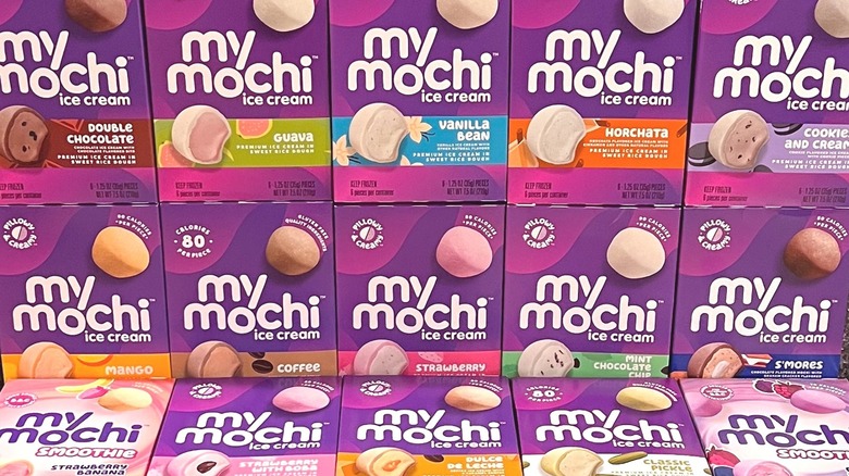 Boxes of My/Mochi ice cream