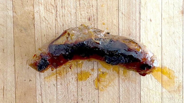 Pan-fried Italian sausage