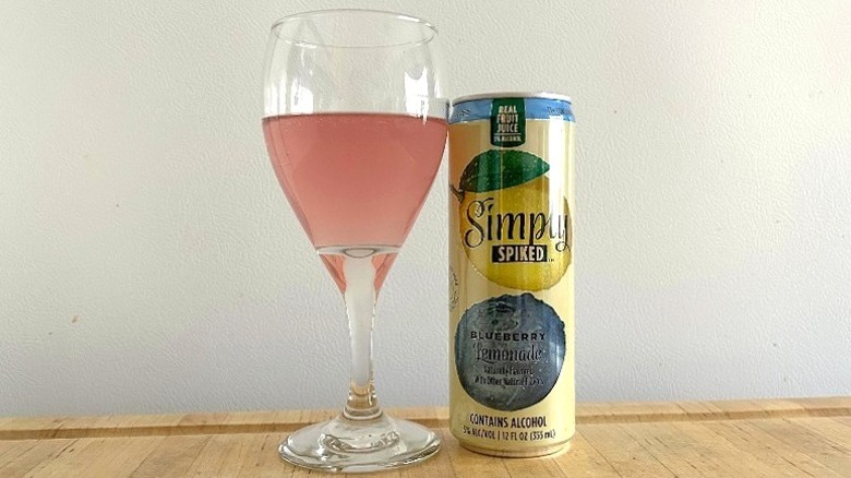 Simply Spiked Blueberry Lemonade