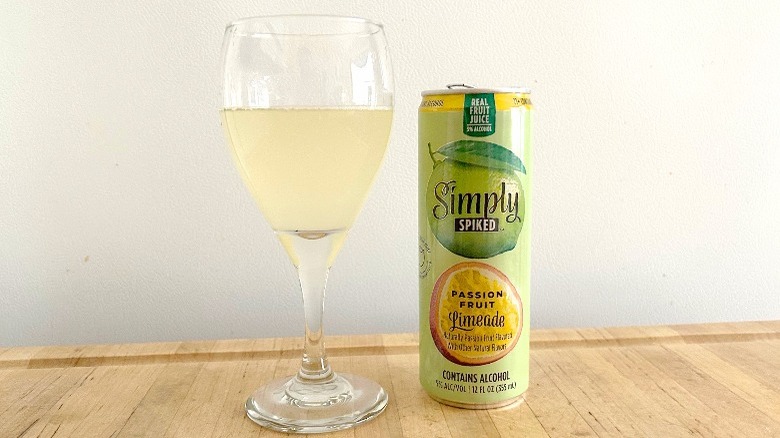 Simply Spiked Passion Fruit Limeade