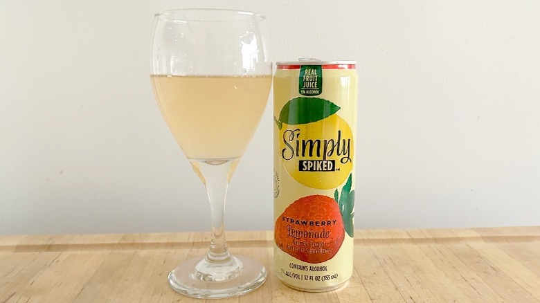 Simply Spiked Strawberry Lemonade