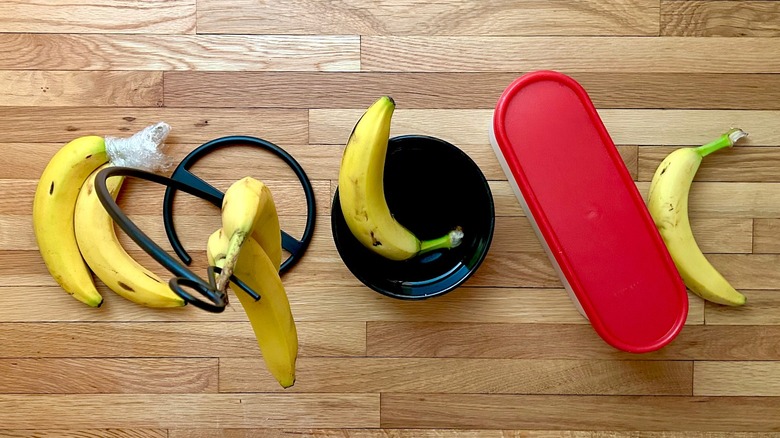 Assorted banana storage methods