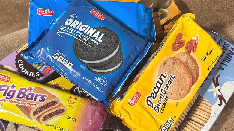 Various types of cookies from Aldi