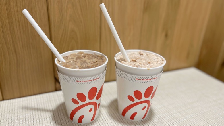 two chick-fil-a drinks